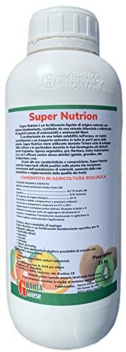 SUPER NUTRION CONCIME ORGANICO LIQUIDO DA EPITELIO ANIMALE RICCO DI AMINOACIDI E PEPTDI LT. 1