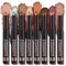 8PCS Crayon Fards à Paupières pailleté, Baton de Fard a Paupiere Pailleté, Crayon Ombre à Paupières Crème Imperméable Crayon Fard à Paupières Brillant Maquillage Crayon Yeux pailleté Blanc Marron
