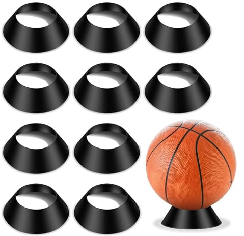 aghoer 10 pezzi di supporto per palline, souvenir, supporto per pallone da calcio, basket, pallavolo