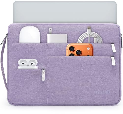 HYZUO 13,3-14 Zoll Laptophülle Tasche für MacBook Pro 14 M5, Flieder Lila