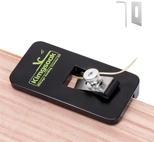 Kimgsoak Edge Banding Trimmer, Veneer Edge Band Trimmer Tools, Edgebanding Cutter for Wood