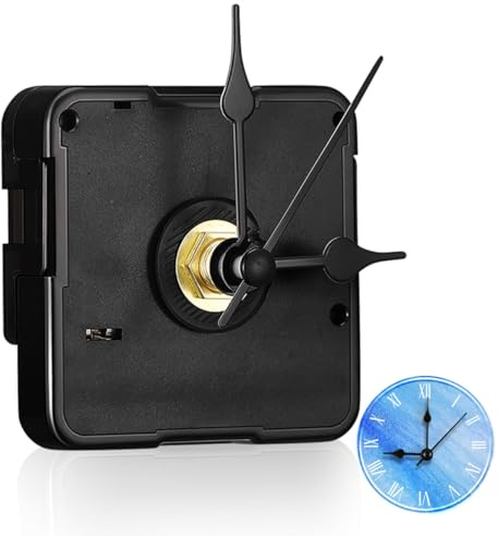 UKCOCO Uhrwerk mit Kleinen Zeigern Für 10-12 cm Wand Tischuhren Batteriebetriebene Uhrmacher-kit Mit Leisen Zeigern Geeignet Für Ziffernblatt