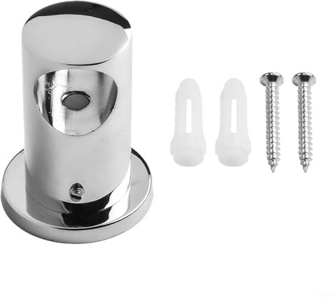 ZYNCUE Support mural pour barre de douche avec vis de fixation de 21,5 mm à 22 mm de diamètre