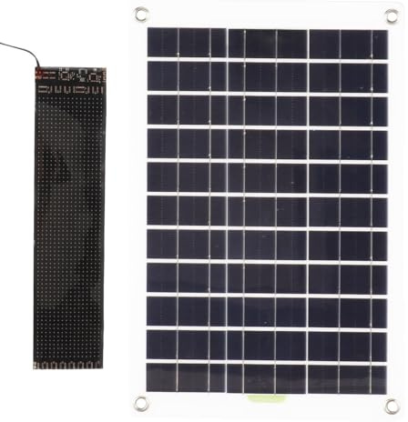 Tewzafiya Programmierbares LED-Schild, programmierbares LED Auto Zeichen | Leuchtende elektronische Speicherung mit Solarpanel, digitales Signal für außen innen, Anzeigeschild,