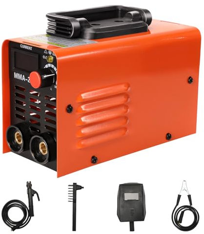 Compacte Poste à souder Inverter, Poste à souder à électrodes 250A, Soudeuse à électrodes 220V - 20-250A, Avec LED écran, Soudeuse à onduleur pour Soudage Acier, du Titane et de l'Alliage de Cuivre