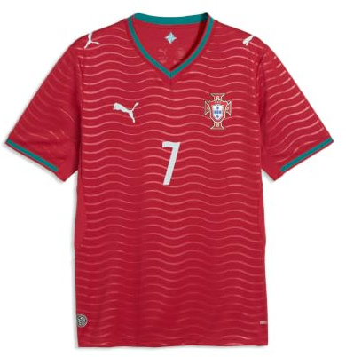 PUMA Maglia del Portogallo Ronaldo Home Coppa del Mondo 2026 da uomo