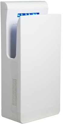 HEALBYBLE Sèche-Mains électrique Haute Vitesse for Toilettes et hôtel,Fonctionnement à Grande Vitesse