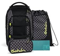 Satch Pack Bundle ab 5. Klasse ergonomisch 4-teilig 30L Stauraum standfest Organisationstalent