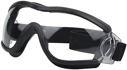 Hundebrille Für Großer Hunde UV-Schutz Haustier Sonnenbrille Verstellbare Winddichte Staubdichte Anti-Nebel Outdoor Augenschutz (Schwarz Transparent)