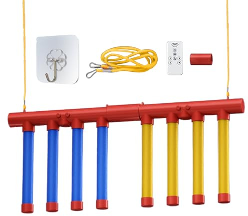 Yuemeuy Fangstab Spiel - Sensorisches Reaktionsspiel Mit Doppelter Aktion,Fernbedienbar Einstellbares 3-Geschwindigkeiten Fallstäbe - Für Kinder, Erwachsene, Party, Outdoor Und Indoor Spiel