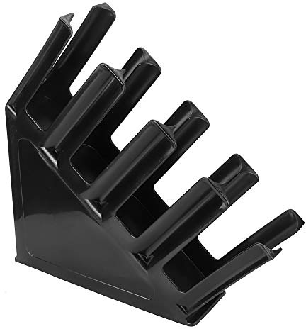 Ausla Portavasos Organizador de Plástico, Estante de Almacenamiento para Tazas de café y té con Leche con 4 Compartimentos para Cafetería y Tienda de Bebidas (Portavasos Inclinado de Cuatro