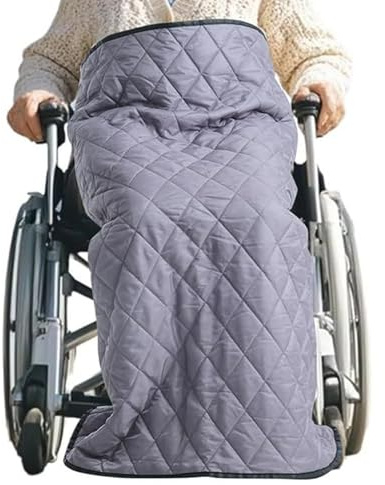 Manta De Regazo Para Silla De Ruedas Suministros Para Calentar El Regazo | Manta Para Silla De Ruedas De Invierno Impermeable Al Viento Para Jóvenes, Adultos, Mayores, Pacientes, Cuidadores, Hospi