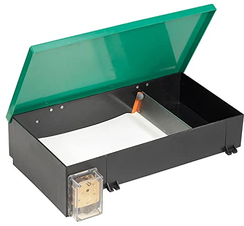FIAP profifeed BeltFeeder 5 kg / 12 h - Futterautomat - Fischfutterautomat - Teichwirtschaft - Teichfische - mechanisches Uhrwerk - Fischzucht - Füllmenge Futterkasten 5 kg