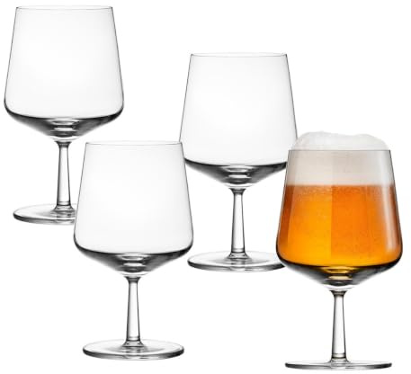 Iittala 1018246 Essence Biergläster, 4-er Set, 48 cl, klar