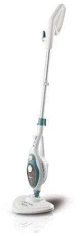 Ariete 4164 Steam mop 10 in 1 - Scopa lavapavimenti a vapore - Uccide 99,9% di germi e batteri - Kit accessori - Autonomia illimitata - 1500 Watt