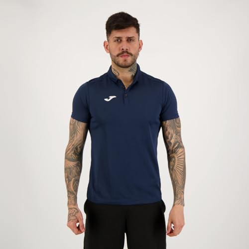 Joma Hobby Men's Polo Shirt, mens, Polo, 100437.331, Navy Blue (331), XL