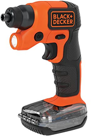 BLACK+DECKER 4V MAX* Cordless Screwdriver with LED Light (BDCSFS30C)