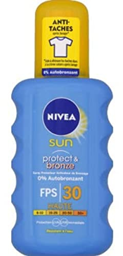 Nivea Protecteur activateur de bronzage SPF 30, resistant @ l eau - Le spray de 200ml