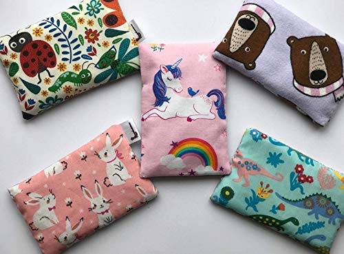 Dandelion and Clover Yoga Children's eye pillow - Relaxation - Balance - Meditation (Dinosaur)