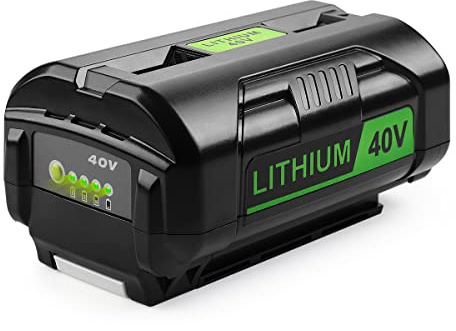 Ahomtikk 6.5Ah Replacement for Ryobi 40V Battery Lithium-ion OP4060 OP4050 OP4040 OP4030 OP4026 OP40201 Compatible with Ryobi 40 Volt Lawn Mower String Trimmer Weed Eater Battery for Yard Work