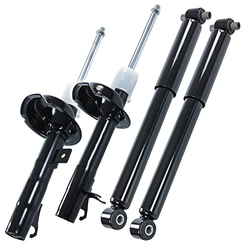 BESTPRICE 4x Gasdruck Stoßdämpfer Vorne und Hinten Federbein, Kompatibel mit FORD FOCUS Mk1 Turnier (DNW)