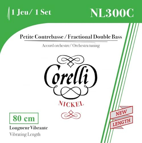 Corelli Kontrabass-Saiten Fractional - kleine Mensuren E 1/4 304B