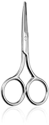 Forbici per insalata 1 pezzo Forbici per sopracciglia in acciaio inossidabile Rasoio per sopracciglia Ciglia per sopracciglia Forbici per capelli del naso (oro nero argento)
