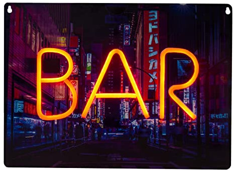 Bar Neonlicht Inklusive faszinierendem futuristischem Stadtbild, lebendigen LED-Röhren und vielseitigem 2 m USB-Kabel für Heimdekoration oder kommerzielle Ambiente.