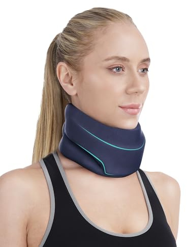 BLABOK Bandage de Cou pour les, Minerve Cervicale Semi-Rigide (M)