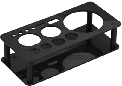 Sharplace Barkeeper-Werkzeughalter, Cocktail-Shaker-Ständer, praktischer Barkeeper-Kits-Aufbewahrungsständer für Hochzeitsfeier-Bar, Schwarz