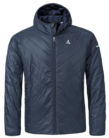 Schöffel Herren Ins Jacket Style Cascata MNS, leichte Steppjacke, Outdoorjacke mit nachhaltiger PrimaLoft Black Eco Wattierung, wasserabweisende Windjacke