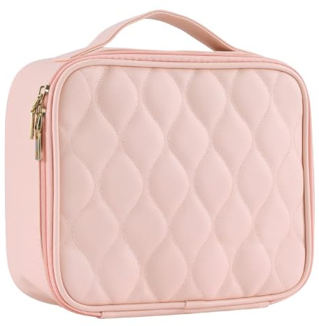 Make up Koffer Kosmetikkoffer Make up Tasche Kosmetiktasche Schminktasche Schminkkoffer Make up Organizer Tasche Make up Bag,Rosa