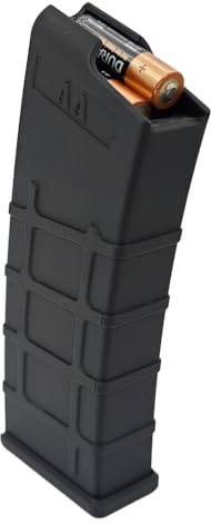 Aufbewahrungsbox für AA und AAA Batterien Halterung Box, Magazinförmiges Batteriefach für Batterien und Akkus, für Bis zu 24 AAA Batterien und 12 AA Batterien (AAA schwarz)