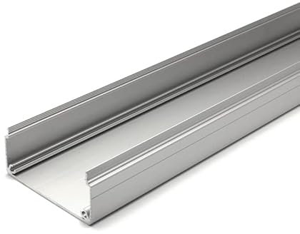 Kabelkanal aus Aluminium Kabel Kanal Profil 40x80 Alu Profile Zuschnitt: 1750mm