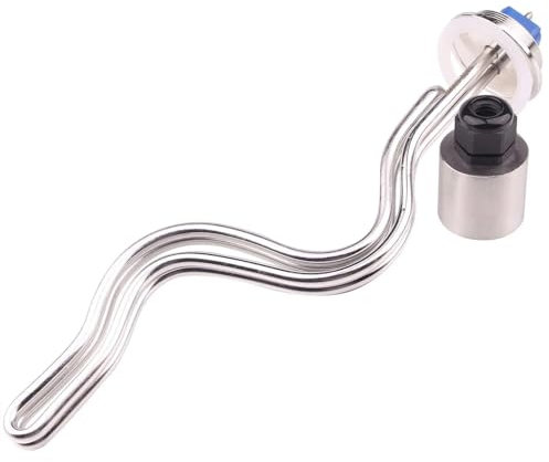 2Tri Clamp Electric Immersion Heater Electric Immersion Heater Water Heating Element Stainless Steel 240V 6500W
