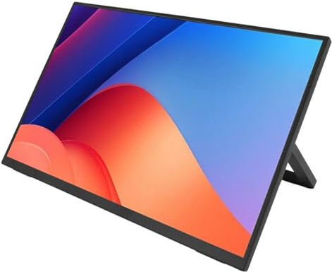 Asixxsix 13.3 Inch Portable Monitor, IPS Display 2K External Display with Stand, HDMI Computer Display, Gaming Monitor External Monitor for Laptop, PC, for Travel and Office