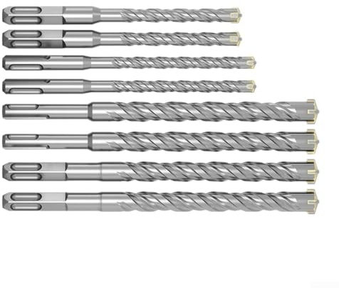 Für Steinbohrer, Wolframstahllegierung, geeignet für verschiedene Materialien (8x160-Rundschaft)