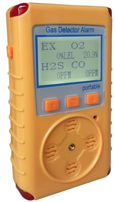 Detector de gases, Detector de gas portátil KP826 Digital Multigas Detector for LEL(EX) O2 CO H2S,Detector de gases combustibles