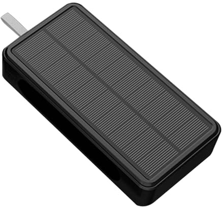 Batterie Externe - Batterie Externe Solaire 500000 mAh | Chargeur Portable étanche à Charge Rapide avec Lampes de Poche LED | Chargeur Solaire sans Fil for téléphone Portable(D)