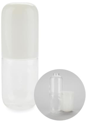 Balvi Bottiglia & Bicchiere Water Pill Colore Trasparente/Bianco Una Pillola per placare la sete Vetr