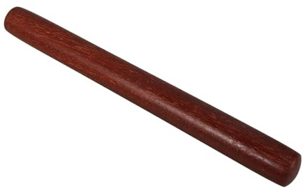 MUELODSIC Bastón de Tai Chi de Madera Roja Resistente al Desgaste Palo de Kung Fu para Entrenamiento y Ejercicio al Aire Libre Regla de Tai Chi de 33 CM para Adultos Herramienta Práctica