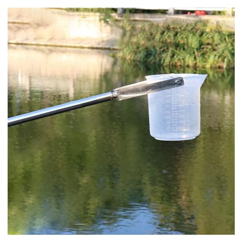 Retractable Long Handle Liquid Sampler for Wastewater, Lake, River, Pond, Stream, and Pool with Graduated Scale