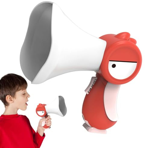 Changer de Voix – ABS | Dispositif Changer de Voix en Forme | Jouet Çambia V́oce Cartoon | Haut-Parleur Enregistreur Drôle pour Blagues, Jeux en Plein Air Et Divertissement pour Fêtes,