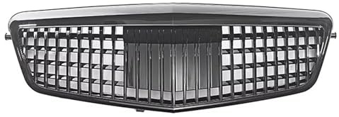 Sport Kühlergrill Für Benz E-Klasse W212 E250 E300 E350 E500 (2010–2013) Chrom Schwarz Für AMG Diamant-Renngrill Frontstoßstangengrill Kühlergrill(Maybach-Glossy Black)