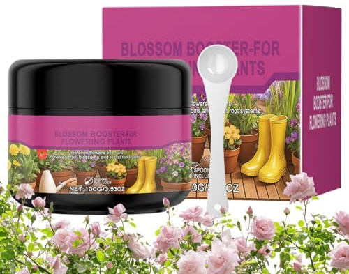 Nutrimento per Piante Fiorite,Con Cucchiaio Dosatore Polvere 100 G,Nutrienti Del Suolo Per Piante Da Frutto | Per Casa, Fattoria, Giardino, Prato, Vaso, Raccolto E Fruttificazione