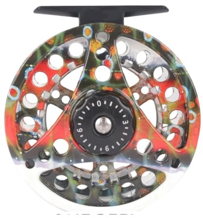 Fliegenfischerrolle 3/4/5/6/7/8 WT | Fliegenrolle aus Druckguss-Aluminium mit großer Spindel