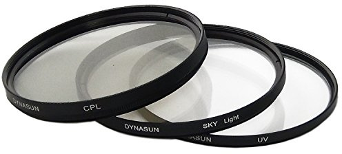 Filtre Ultra Violetto DynaSun UV 52 mm + polarisant circulaire CPL 52 mm C-PL + Skylight SKY