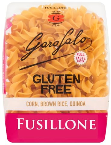 Garofalo Gluten Free Fusilloni Italian Dried Pasta, 400g - Suitable for Coeliac and Vegan diets (Pack of 1)