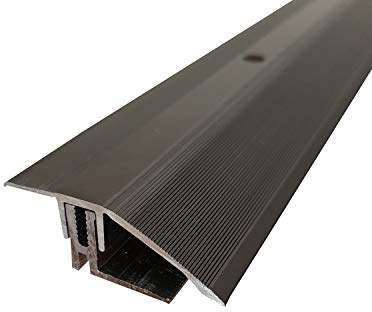 ufitec® TPL Profi MAX Profilsystem für Parkettböden - geeignet für Belagshöhen von 14-21 mm - ALU eloxiert (Höhenausgleichsprofil | Länge: 270 cm, Bronze Dunkel)