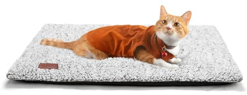 Self Warming Cat Bed Self Heating Cat Dog Mat 29.1 x 18.9 inch Extra Warm Thermal Pet Pad for Indoor Outdoor Pets with Removable Cover Non-Slip Bottom Washable